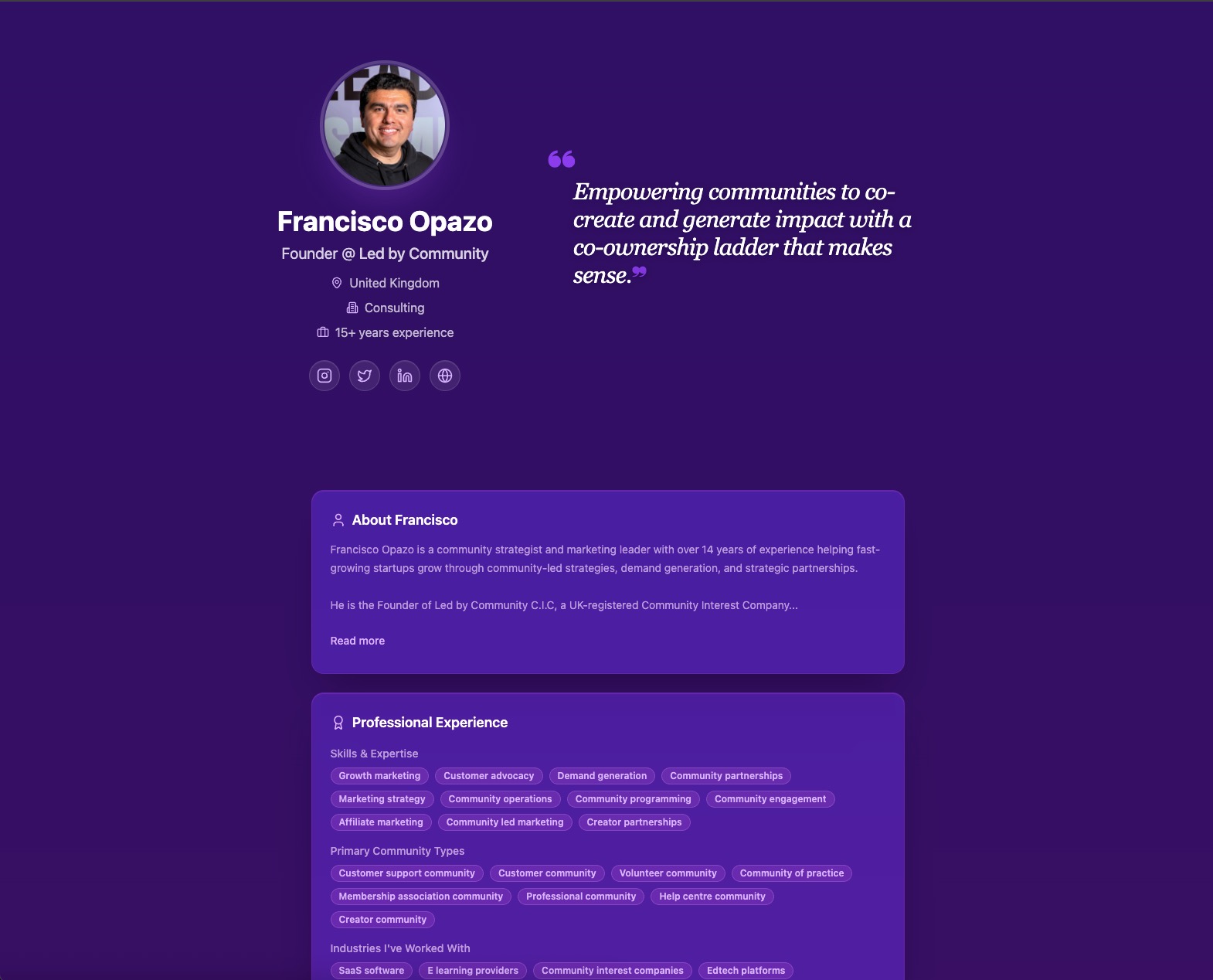 Purple theme preview